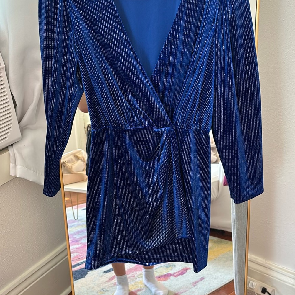 Signature8 Blue Mini Dress